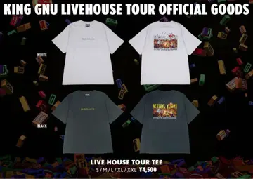 [ 새상품 ] XL 킹누 라이브 하우스 투어 2025 T셔츠 화이트