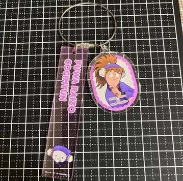 닌타마 란타로 산리오 2단 아크릴 키링 후와 라이조