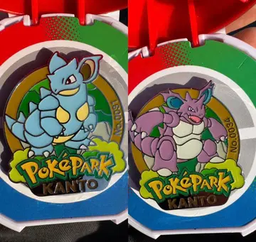 포켓파크 KANTO 니드퀸 니드킹 핀 배지 세트