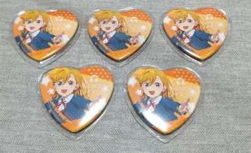 Liella! 시부야 카논 하트형 캔뱃지