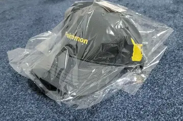 포켓몬 피카츄 캡 블랙 모자