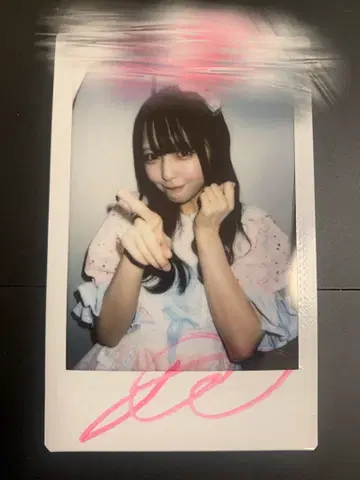 전 iLiFE! 나란 노도카 사인 폴라로이드