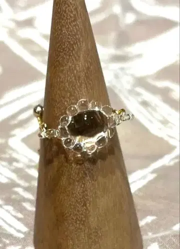 하리오 램프 팩토리 유리 반지 프리 사이즈