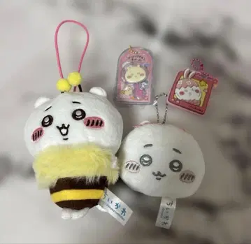 치이카와 (먼작귀) 묶음 판매 마스코트 거울 참 벌 리본 세븐일레븐