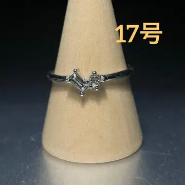 빈티지 패션 반지 실버 17호 스톤 반지 쿼츠풍
