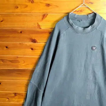 몬츄라 MONTURA 트레이닝복 래글런 소매 터콰이즈 블루 L 구제 의류