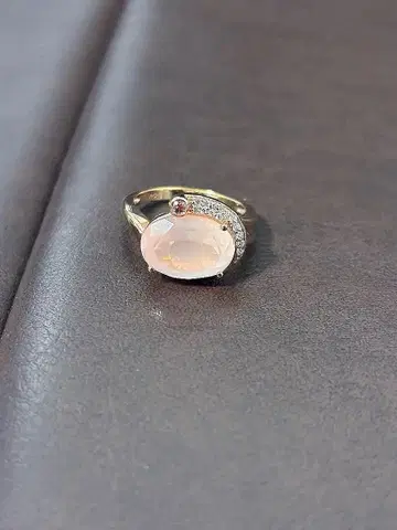 [가격 인하] 로즈쿼츠 반지 실버 925