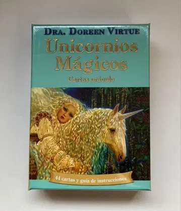 미개봉 새상품 유니콘 오라클 카드 스페인어판 도린 버츄