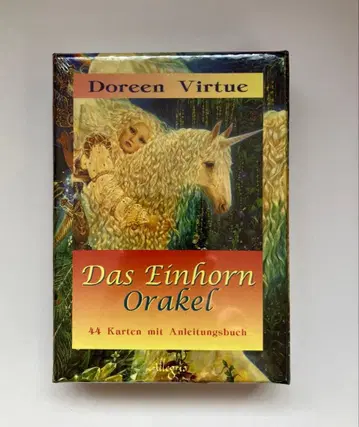 미개봉 새상품 유니콘 오라클 카드 독일어판 도린 버츄