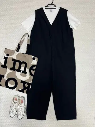 트라바유 매뉴얼 린넨 플러스 스트레치 V/N 살로펫 블랙