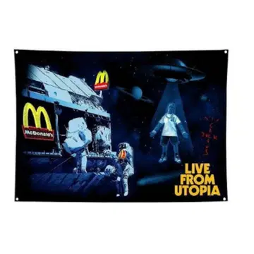 TRAVIS SCOTT CACTUS JACK Utopia Flag