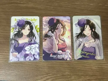 니지산지 준 브라이드 준 브라 랜덤 사진풍 카드 시라유키 토모에