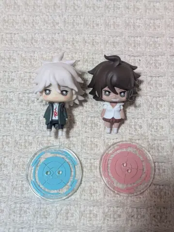 [레어] 단간론파 원코인 피규어 코마에다 나기토, 소노사키 아카네