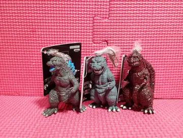 3종 도호 괴수 시리즈 고지라 피규어 키링