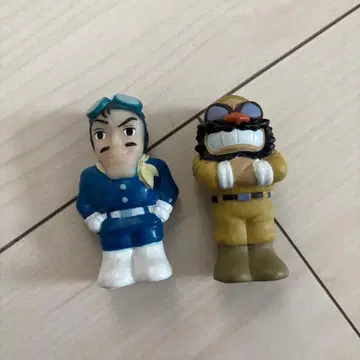 지브리 붉은 돼지 카르체스 보스 손가락 인형 피규어 소프트 비닐