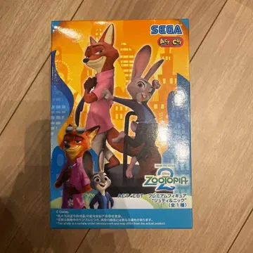 SEGA 주토피아 Act Cut 피규어 세트