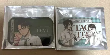 진격의 거인 마리온 크레이프 리바이&한지 스퀘어 캔뱃지 묶음 판매