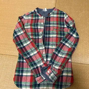 NATURAL LAUNDRY 체크 무늬 셔츠 사이즈 2