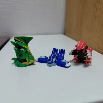 포켓몬 키즈 손가락 인형 원시 그란돈 원시 가이오가 메가 레쿠자