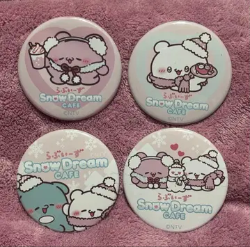 러브이즈 SnowDreamCAFE 카페 캔뱃지 세트