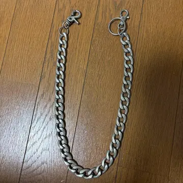 실버 지갑 체인 금속제 빈티에이핑 아메카지 오모시