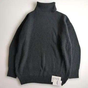 새상품 에브리데이 아이라이크 터틀넥 니트 캐시미어 혼방 블랙 F