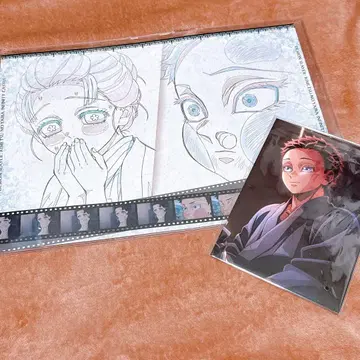 귀멸의 칼날 ufotable 카페 런천매트 하쿠지 코하쿠 아카자 무한성