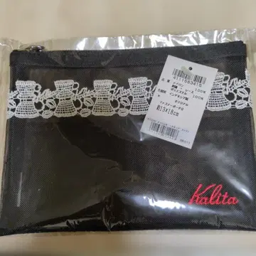 [ 미사용 ] 긴자와 레이스 칼리타 지퍼 파우치