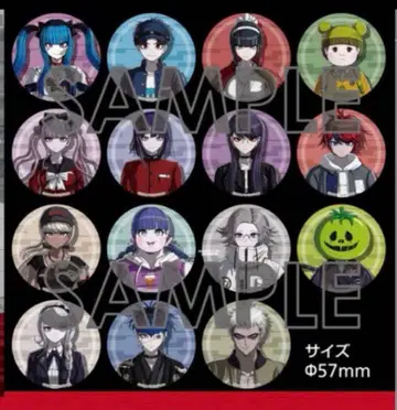 HUNDRED LINE 최종방위학원 Wondergoo 특전 캔뱃지