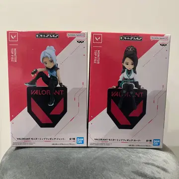 VALORANT 모니터 탑 피규어 제트 & 세이지 2종 세트