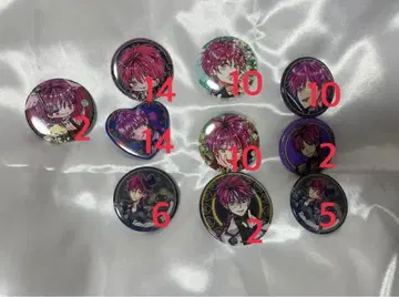 악마 집사와 검은 고양이 라토바카 캔뱃지 세트