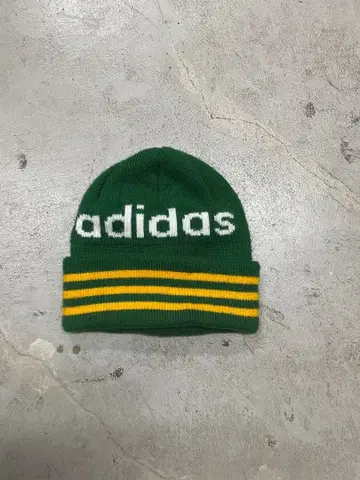 00s 아디다스 니트 모자 비니 그린 y2k 레트로 구제 의류