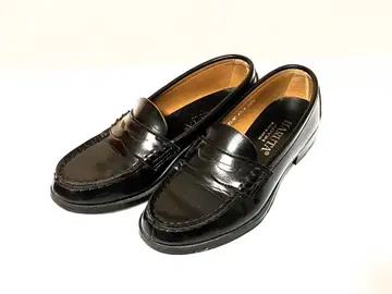 새상품급 HARUTA 하루타 로퍼 블랙 고등학생 23 1/2 EE 블랙