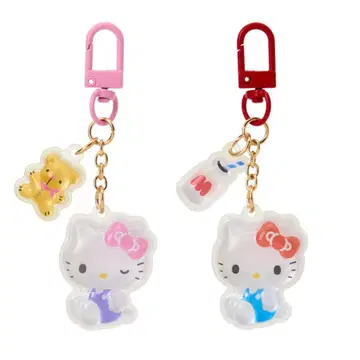 산리오 헬로키티 커플 니코니코 키링