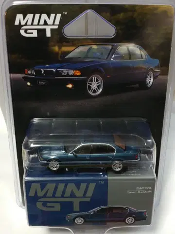 MINI GT 1/64 BMW 750IL 솔렌토 블루 메탈릭