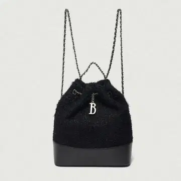 The barnnet 트위드 체인 백 블랙