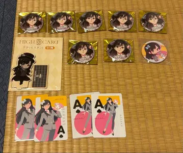 웬디 하이카드 HIGH CARD 베이스야드 캔뱃지 산리오