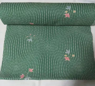 [ 일본 의류 ] 여성용 기모노 옷감 그린