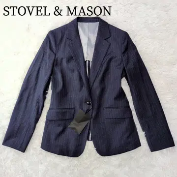 STOVEL & MASON 미사용 스트라이프 자켓 9호 이태리제