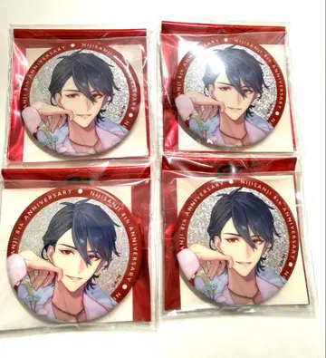 니지산지 8th anniversary 랜덤 글리터 캔뱃지 유메오이 카케루