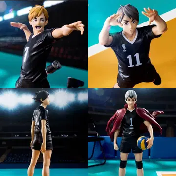 제일복권 하이큐 최강의 도전자로 피규어 4종 컴플리트 세트 + 덤