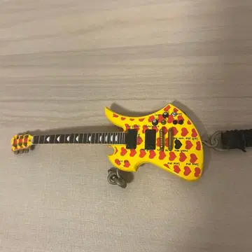 오샤레 hide 히데 기타 하트 키링 스트랩