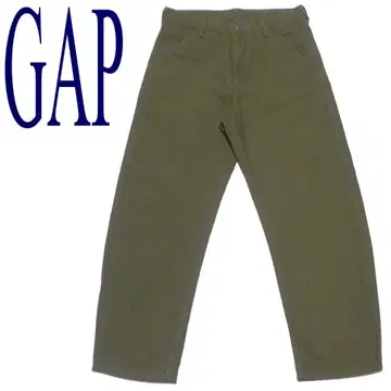 갭 GAP 덕 원단 배기 팬츠 워크 와이드 올드