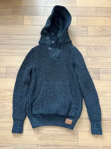 SUPERDRY 극도 건조시키다 네이비 니트 M