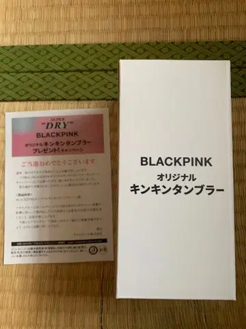 블랙핑크 오리지널 킨킨 텀블러