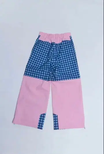 아르인도트 아웃도어 체크 팬츠 블루 나카 리이사