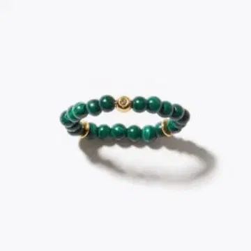 할인 알티다 우드 맬러카이트 다이아몬드 반지 프리 사이즈