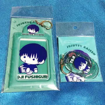 주술회전 푸니큐토 아크릴 키링 패스 케이스 후시구로 토우지