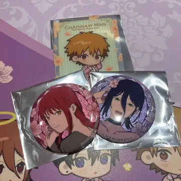 체인소 맨 프린스 호텔 글리터 캔뱃지 레제 마키마