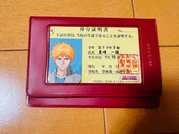 BLEACH (블리치) 학생 수첩 (카드 케이스) 쿠로사키 이치고